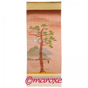 Bambusowa słomianka ścienna malowana 50 cm x 120 cm.