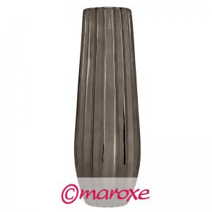 Wazon czarny wysoki ceramiczny