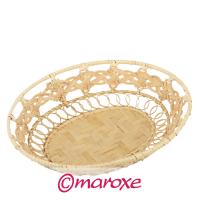 Koszyk rattanowy na pieczywo i słodkości 16 cm x 25 cm x H5 cm.