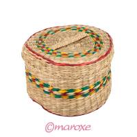 Pudełko serce na pieniążki z trawy morskiej ( Na Walentynki ) 13 cm x 13 cm x H8 cm.