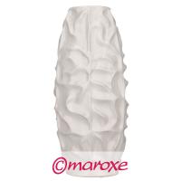 Duży wazon ceramiczny biały ( Queen Isabell ) D12 x H36 cm.