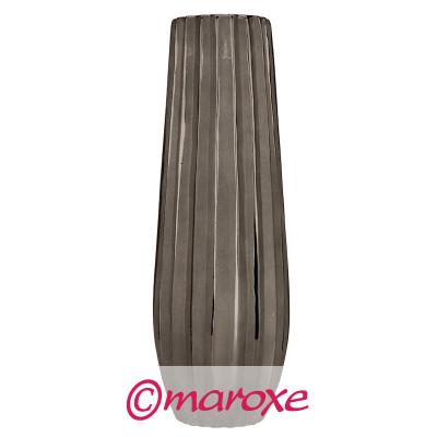 Wazon czarny wysoki ceramiczny