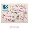 Turniej Szachowy Polanica Zdrój 1992 kartka z autografami